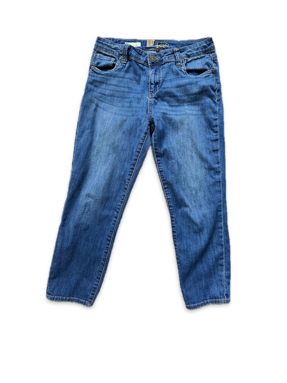 Kut from the Kloth “BARDOT” Skinny Boyfriend Cropped Jeans size 2